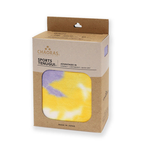 CHAORAS Sports Tenugui / Tie-dye  yellow x purple